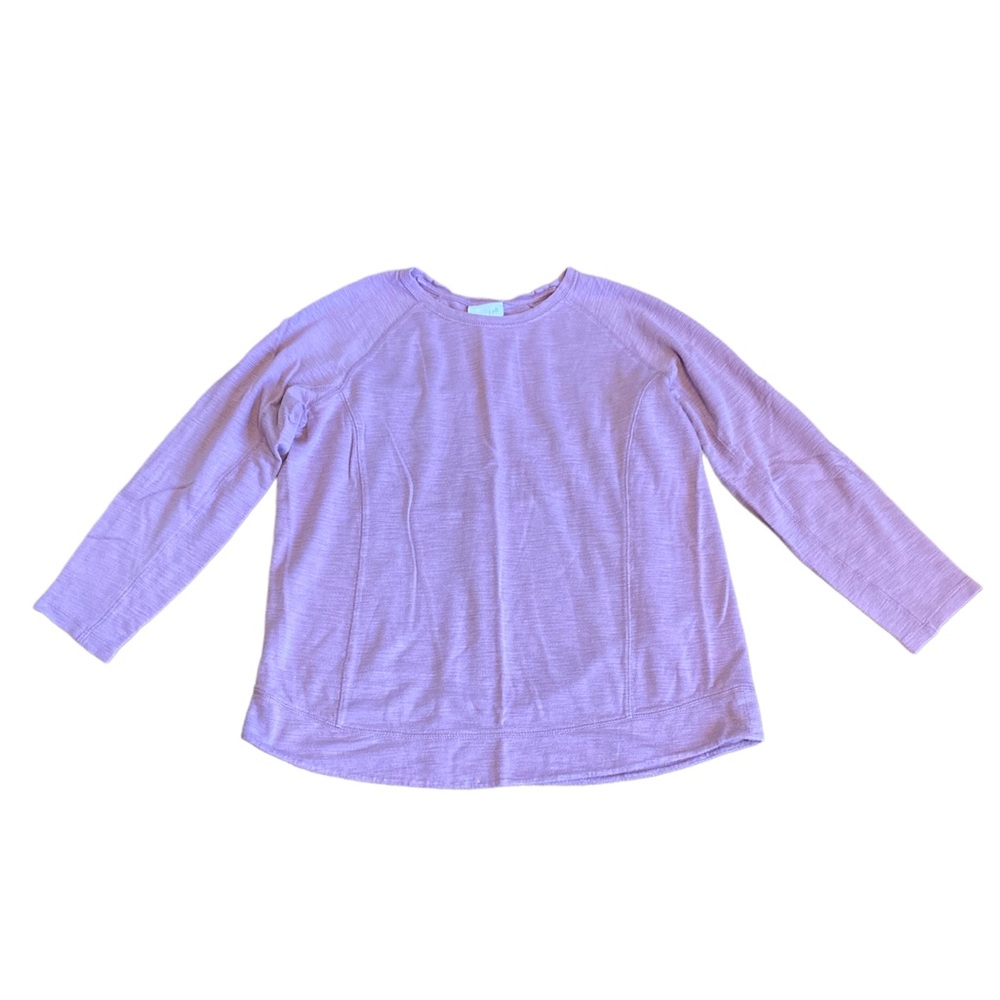 Purple J. Jill Slub Knit Top